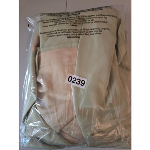 Rena Rowan Silk Blend Two Piece Suit Light Green Blazer Pants Size 8 - Picture 12 of 12